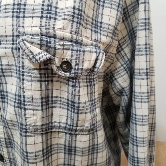 Aeropostale shirt XL long sleeve plaid button up down collared 100% cotton - Picture 7 of 13